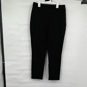Les Serein nwot stitch fix black white polka dot career pants